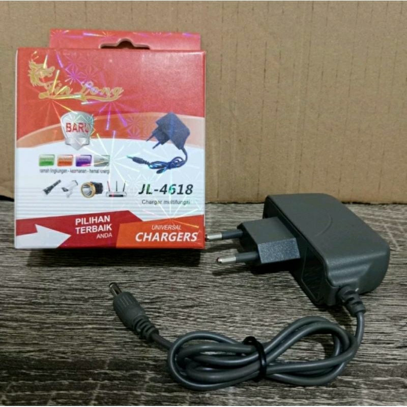 Universal Adaptor Charger JinLong JL-4618 / Charger Senter Kepala