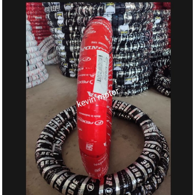 ban federal ukiran 80/90 ban belakang untuk motor bebek supra, vega, semes, revo, dll