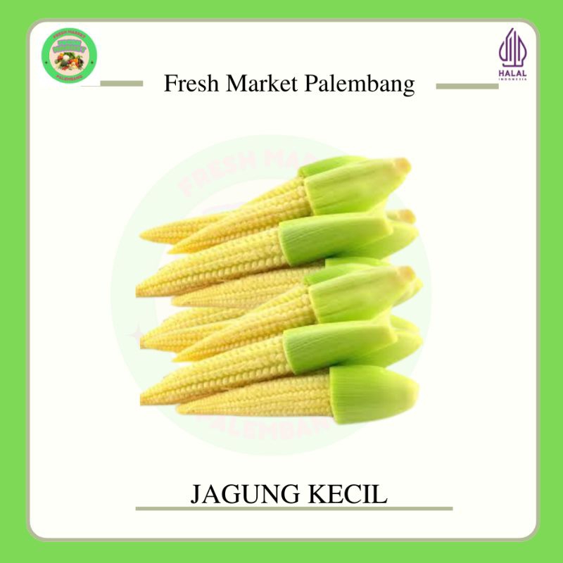 

Jagung muda putren - Baby corn -Fresh Market Palembang-