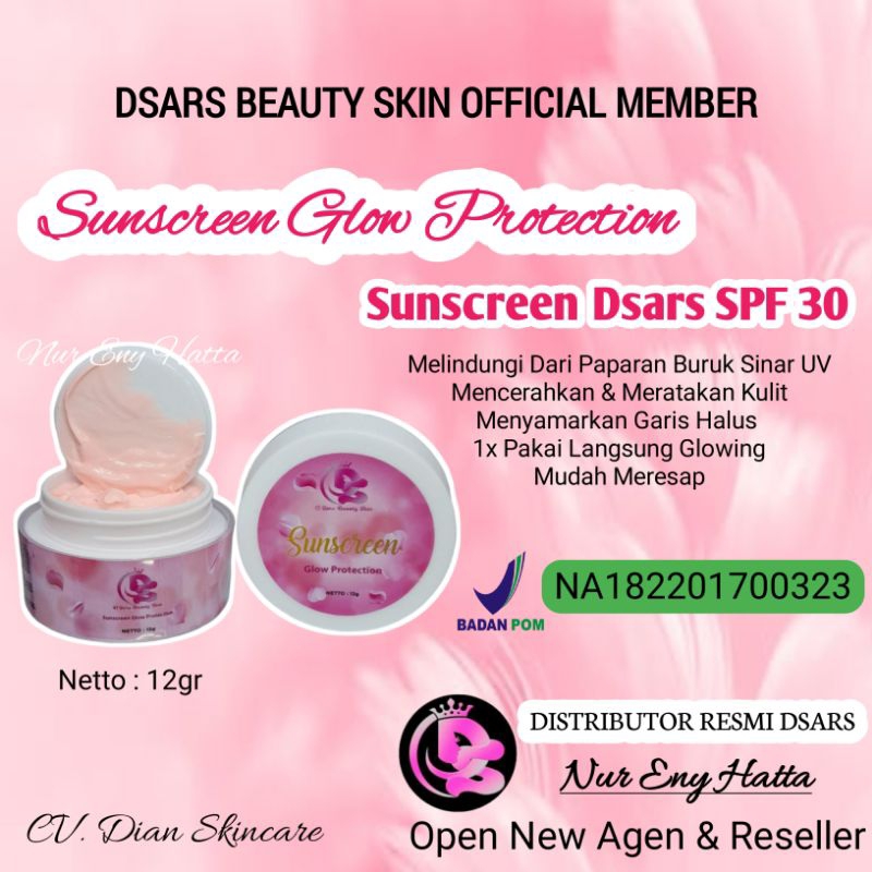 Sunscreen Dsars Beauty Skin SPF 30 By Owner Dian Saraswati