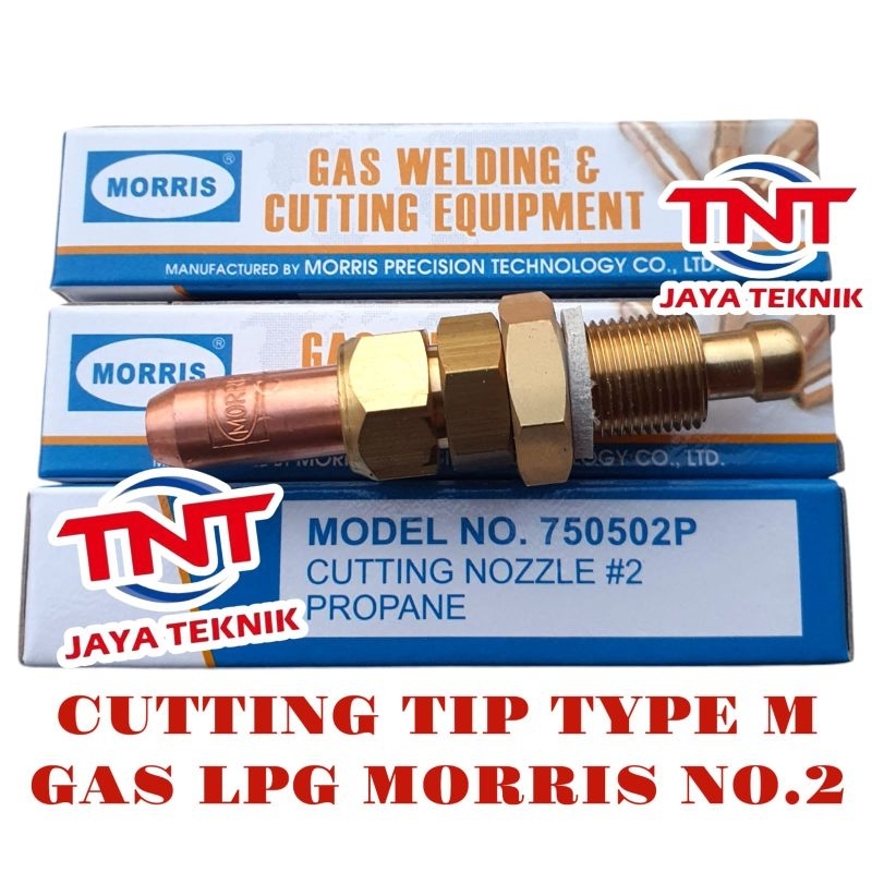 CUTTING TIP TYPE M LPG MORRIS NO 2 / NOZZLE BLENDER POTONG TYPE M NO 2 GAS LPG MORRIS