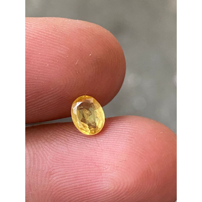 Natural Yellow atau yakut Sapphire Srilanka