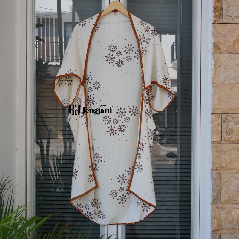 Outer Scarf Encim Jumputan Shibori Handmade | Outer Batik Premium