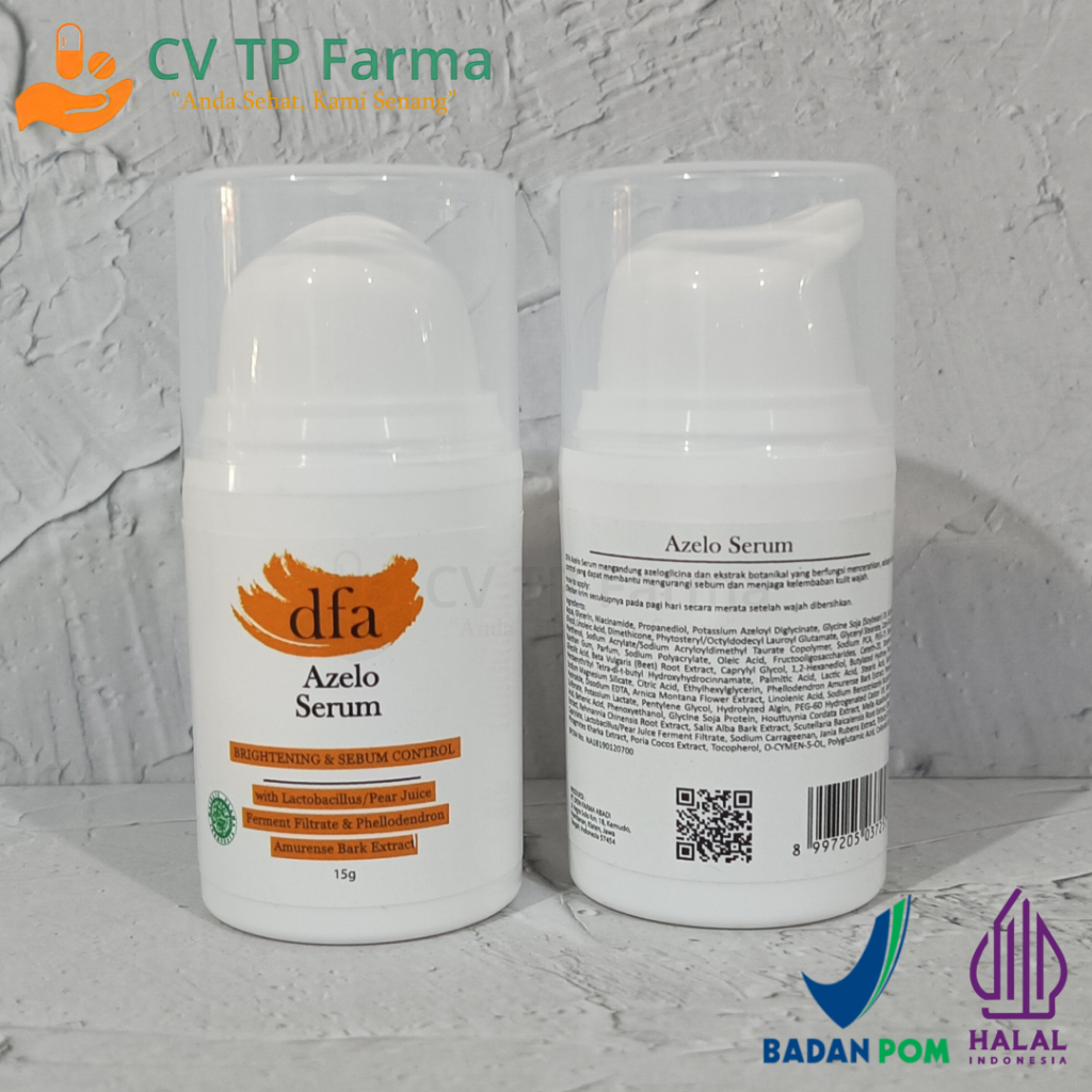 DFA AZELO SERUM 15G | BRIGHTENING & SEBUM CONTROL | JANIA RUBENS EXTRACT | AZELAIC | AZELOGLICINA