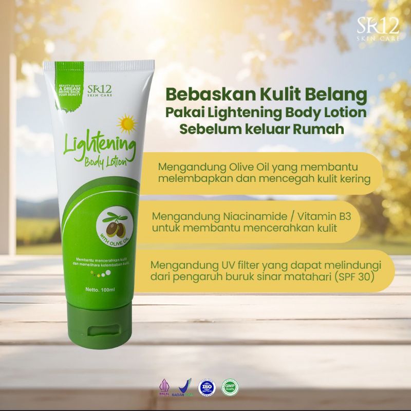 LighteningBodyLotion SR12 SkincareHerbal