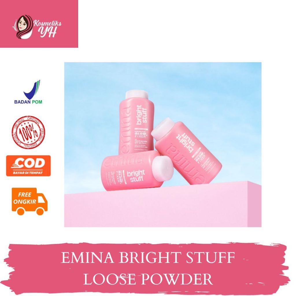 EMINA BRIGH STUFF LOOSE POWDER BEDAK EMINA POWDER ATAU EMINA BEDAK TABUR