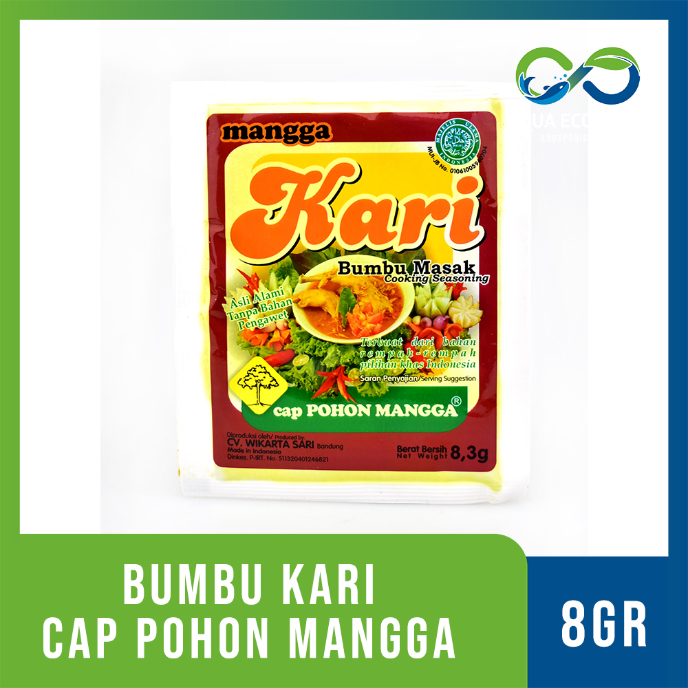 

[AquaEcofarm] BUMBU Kari Rempah Indonesia Sachet Cap Pohon Mangga Bandung