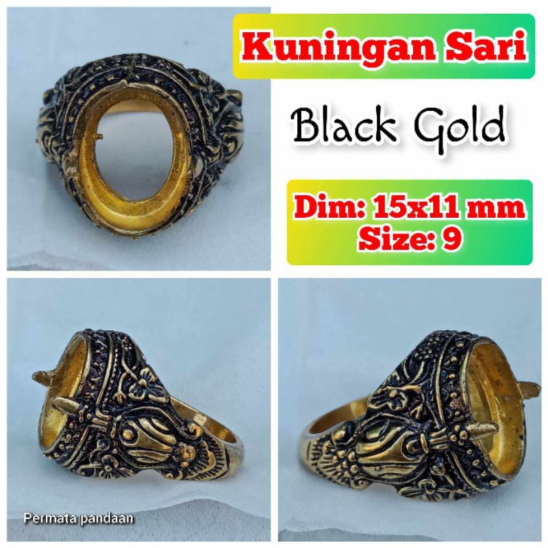 Emban Batu Akik Dan Permata Kuningan Perunggu.20