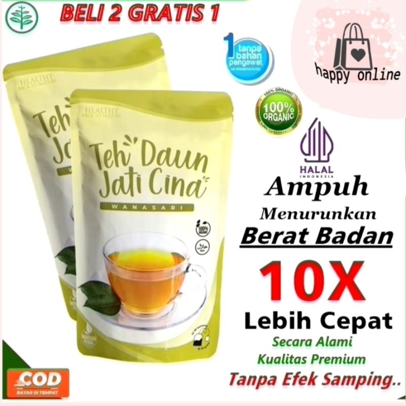 

Teh pelangsing, teh herbal Daun jati