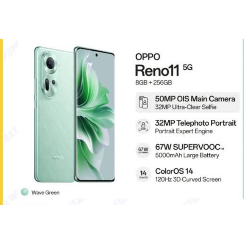 Oppo Reno F11 5G (8+8/256GB) Garansi Resmi