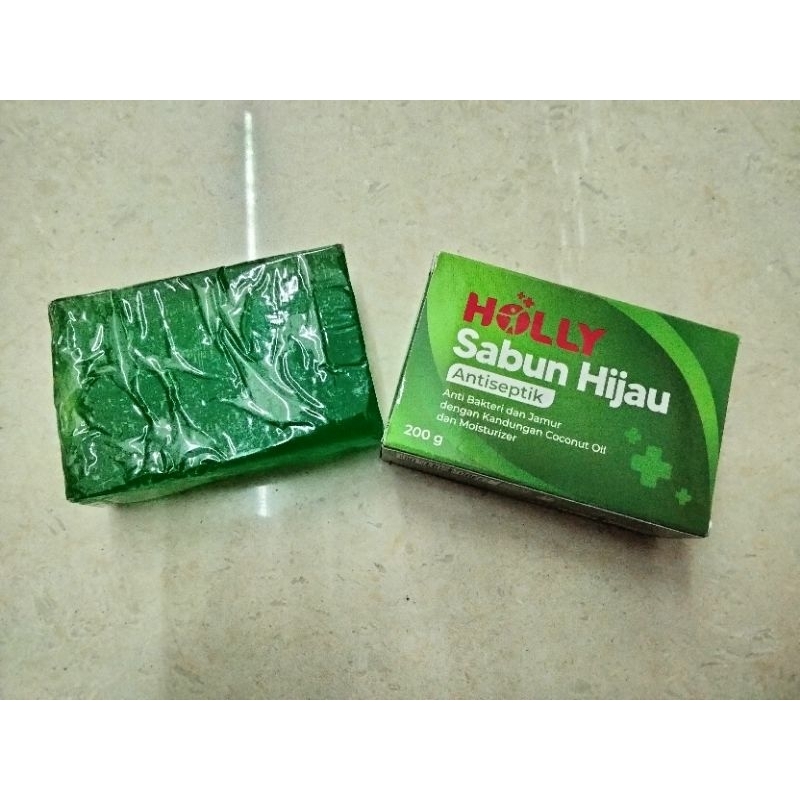 Holly sabun hijau antiseptik 200g