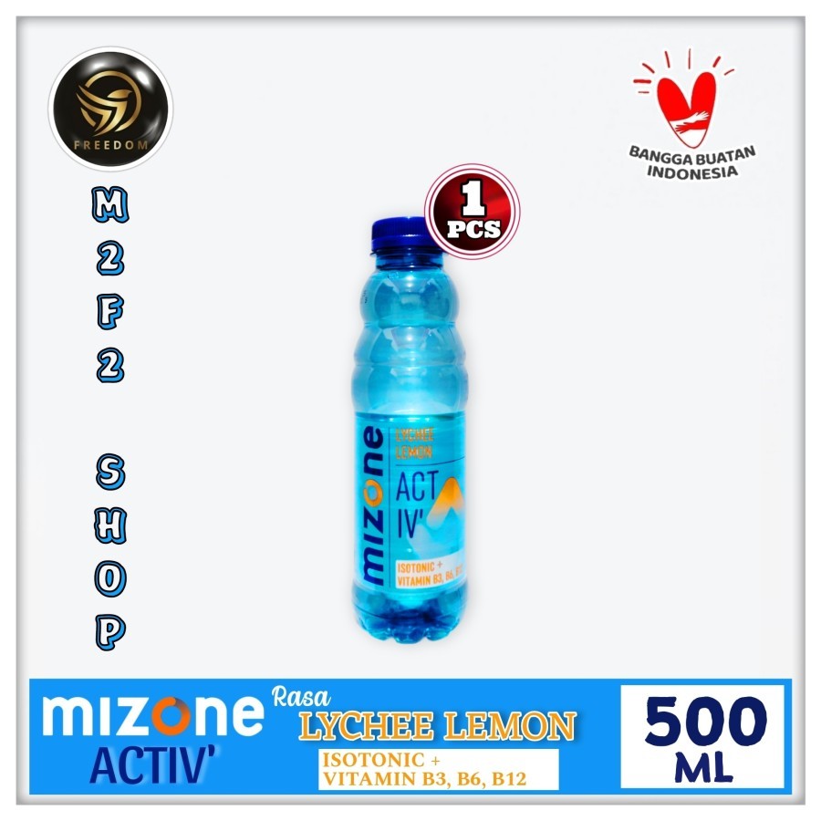 

Mizone White Isotonic Lychee Lemon White Tea Botol Pet - 500 mI (Kemasan Satuan)