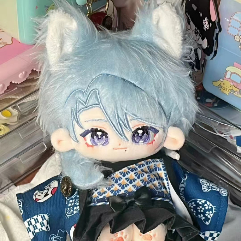 [READY STOCK] doll ayato genshin impact boneka kamisato ayato cotton doll 20cm ayato - ayacat