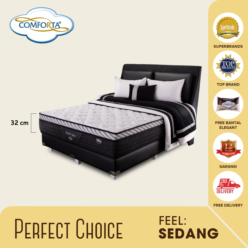 COMFORTA Kasur Springbed Perfect Choice Fullset 100 x 200