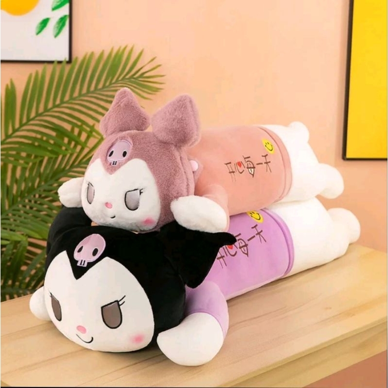 guling karakter lying kuromi ukuran 60 cm