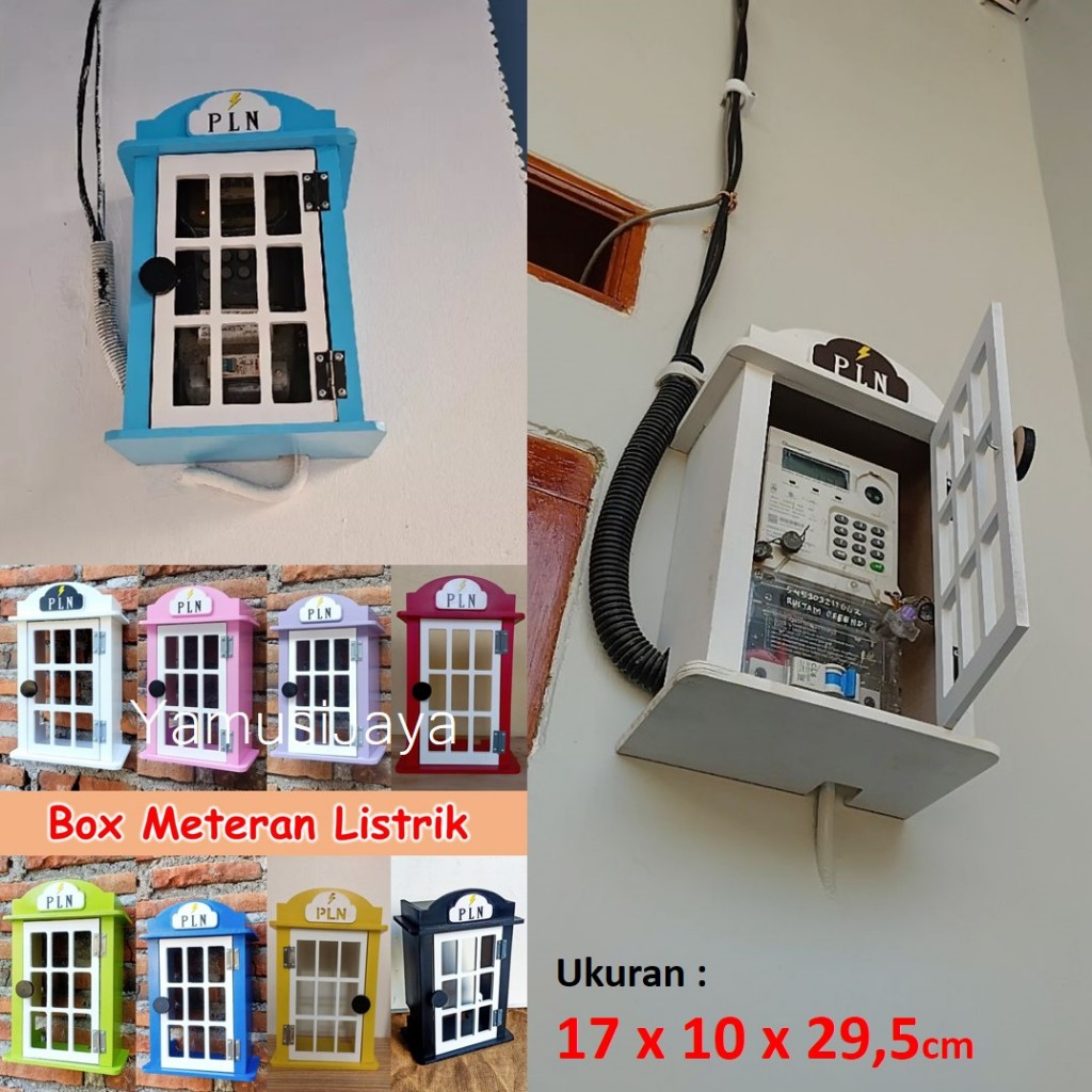 CUSTOM Warna Box Meteran Listrik PLN - Dekorasi Rumah Aesthetic