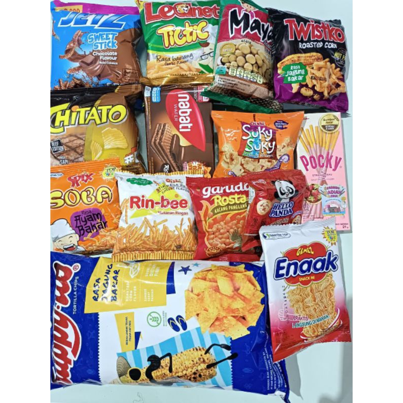 

Paket Snack premium random mix varian paket Snack hemat