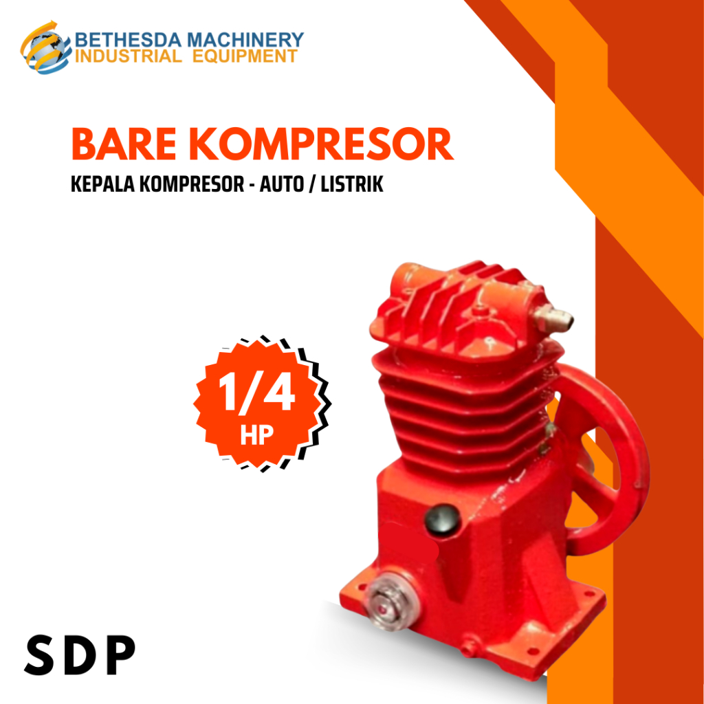 Bare / Kepala Kompresor 1/4 HP Auto Listrik SDP 0.25hp