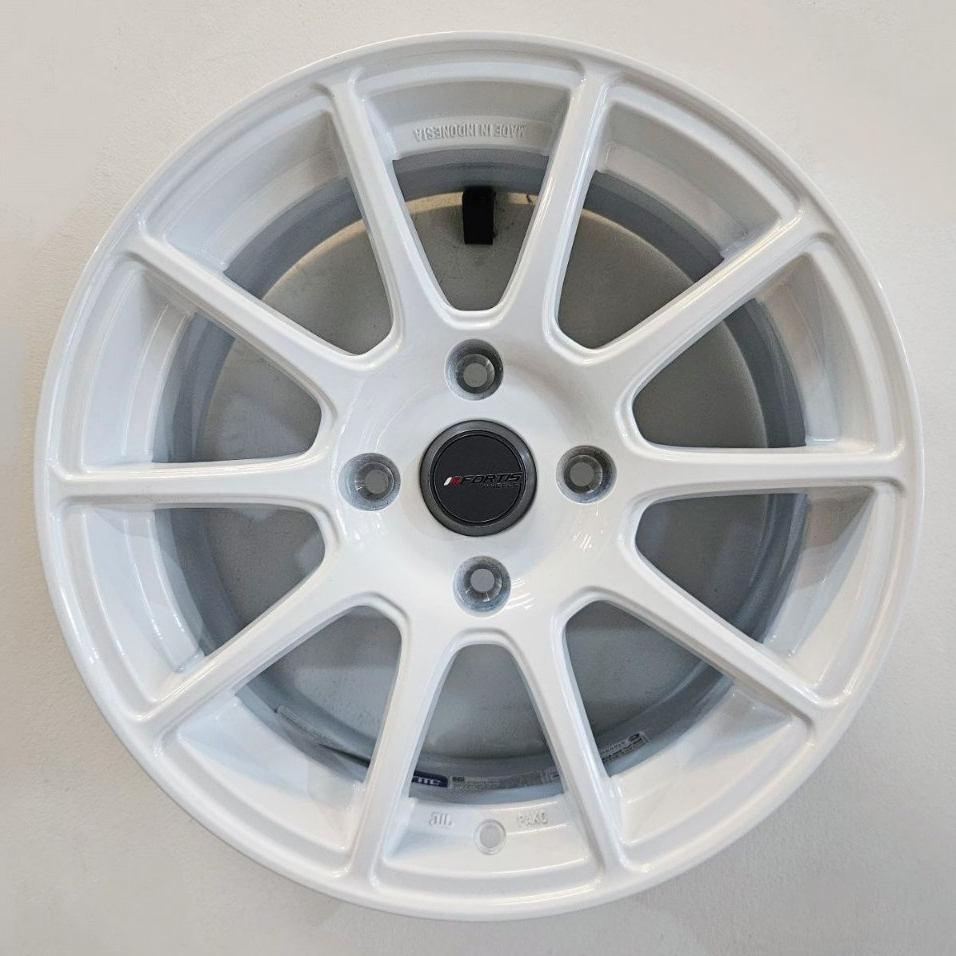 VELG MOBIL ORIGINAL FORTIS WHEELS BY PAKO RCX R16 x 7 4H 114,3 ET 42 RACING WHITE