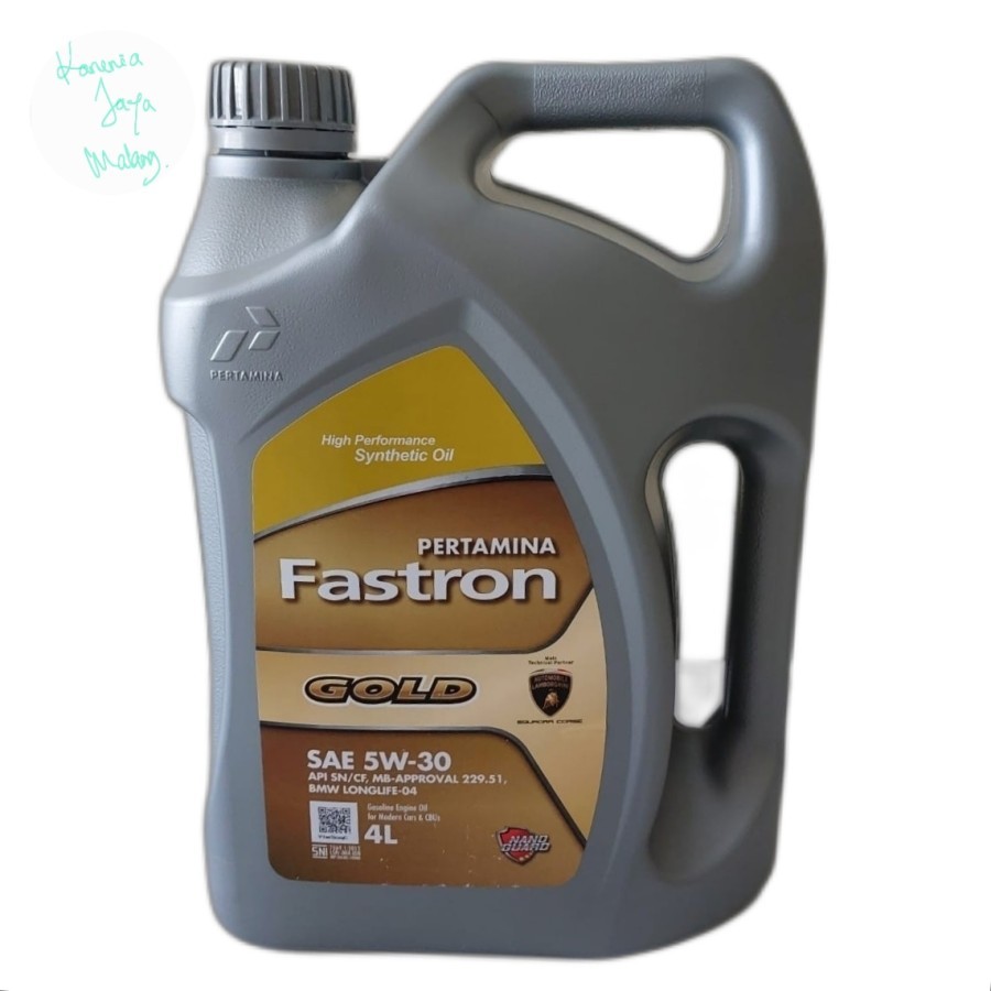 OLI PERTAMINA FASTRON GOLD 5W 30 4 liter