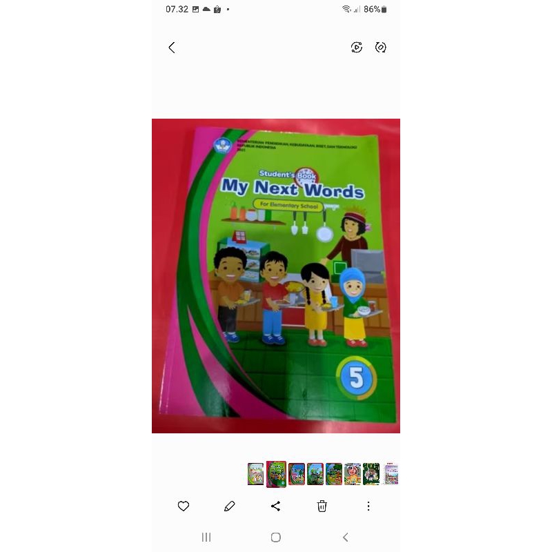 Buku Bahasa inggris SD kelas 5 kemendikbud