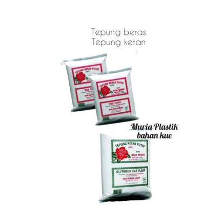 

TEPUNG BERAS/KETAN/TAPIOCA/GULA HALUS ROSE BRAND 500 GR GULA PASIR 1 KG