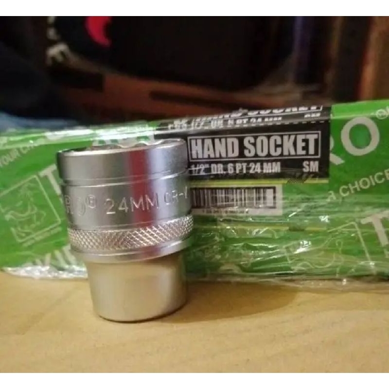 Mata shock Tekiro 1/2" ukuran 24 mm Dr 6 PT / 12 PT