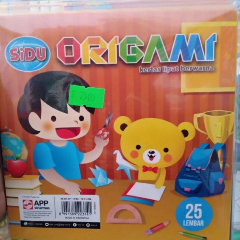 

1 pak kertas origami sidu