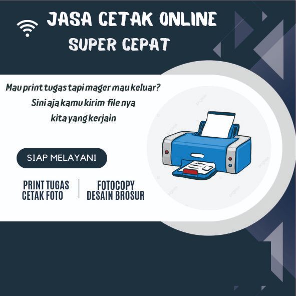 

JASA PRINT HITAM PUTIH TERMURAH A4/F4 HVS 70 GSM