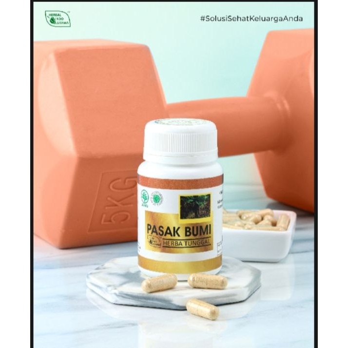 Pasak Bumi Asli 60 Kapsul HIU Herbal indo Utama