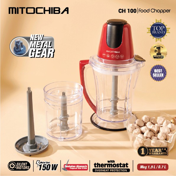 Blender Penggiling Daging Food Chopper Mitochiba CH-100