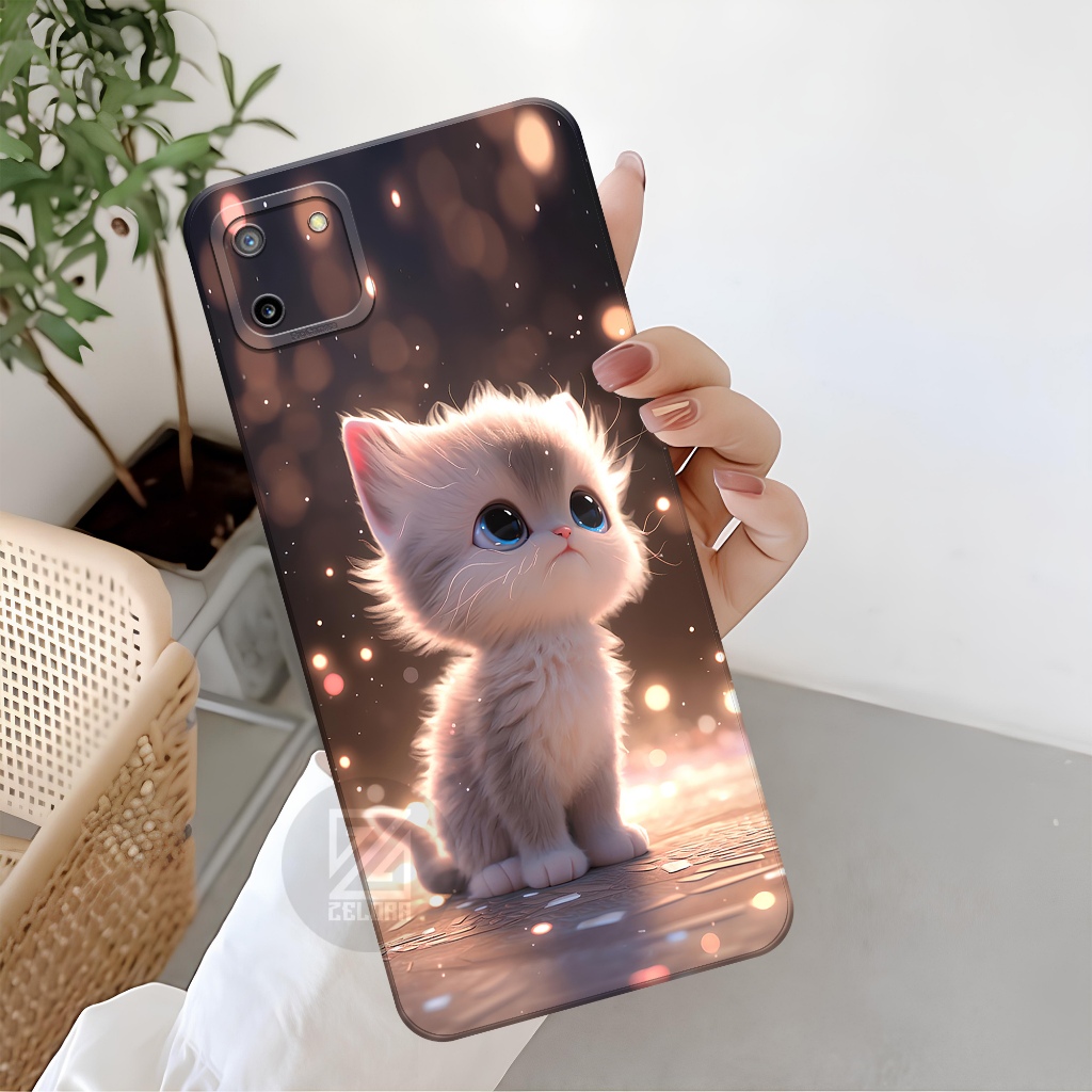 Softcase REALME C11 2020 ZELORA Fashion Case Kucing Case REALME C11 2020 Casing REALME C11 2020 Sili