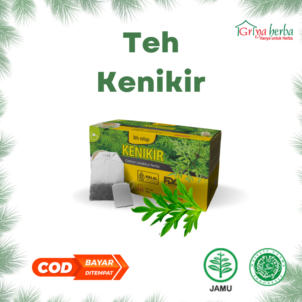 

Teh herbal Kenikir griya herba isi 20 kantong teh celup untuk melancarkan pencernaan