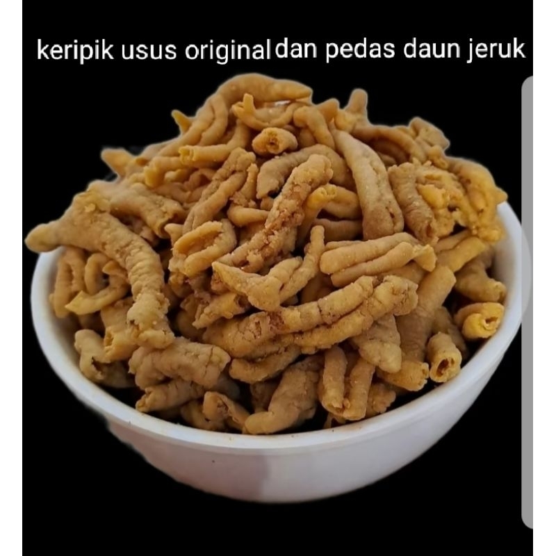 

keripik usus original dan pedas daun jeruk 250 gr