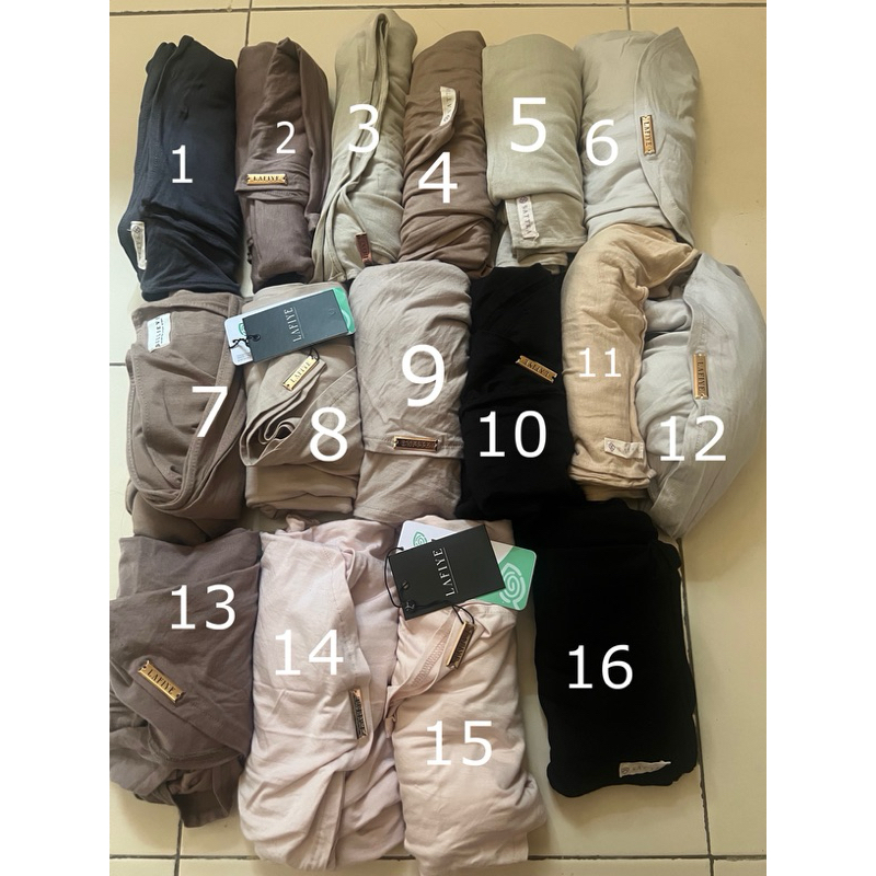 LAFIYE SKIV ROU SKIV TIE BLUSH TAUPE CLAY BLACK CLOUDY SATTKA HITAM CREAME SAND MILO OVAL DARK GREY 