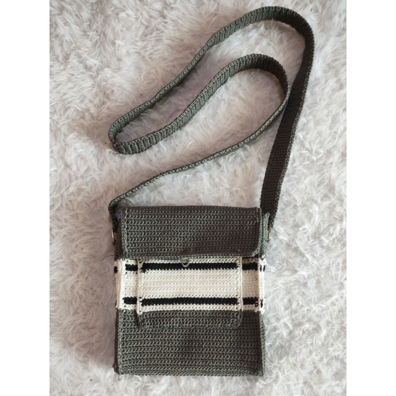 tas rajut selempang pria