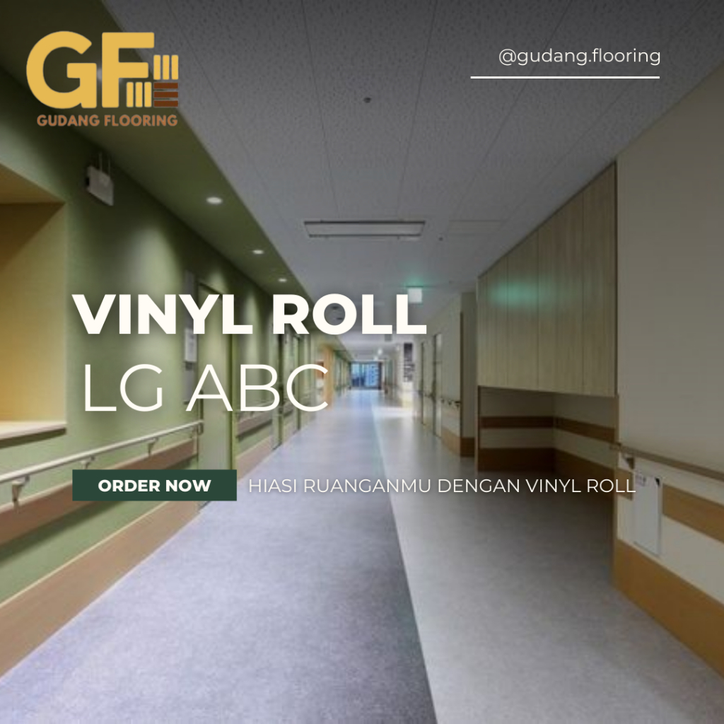 Vinyl roll medis LG ABC Series tebal 2mm/ vinyl karpet rumah sakit