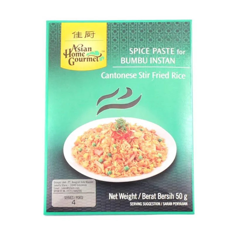 

Asian Home Gourmet Cantonese Stir Fried Rice Bumbu Nasi Goreng Instant