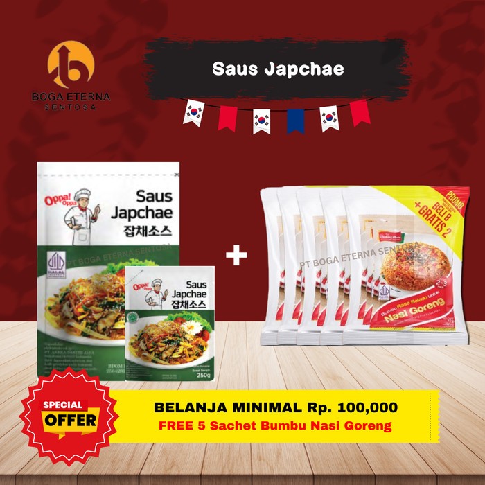 

OppaOppa Saus Japchae (Untuk masakan mie japchae khas Korea) HALAL (PROMO!)