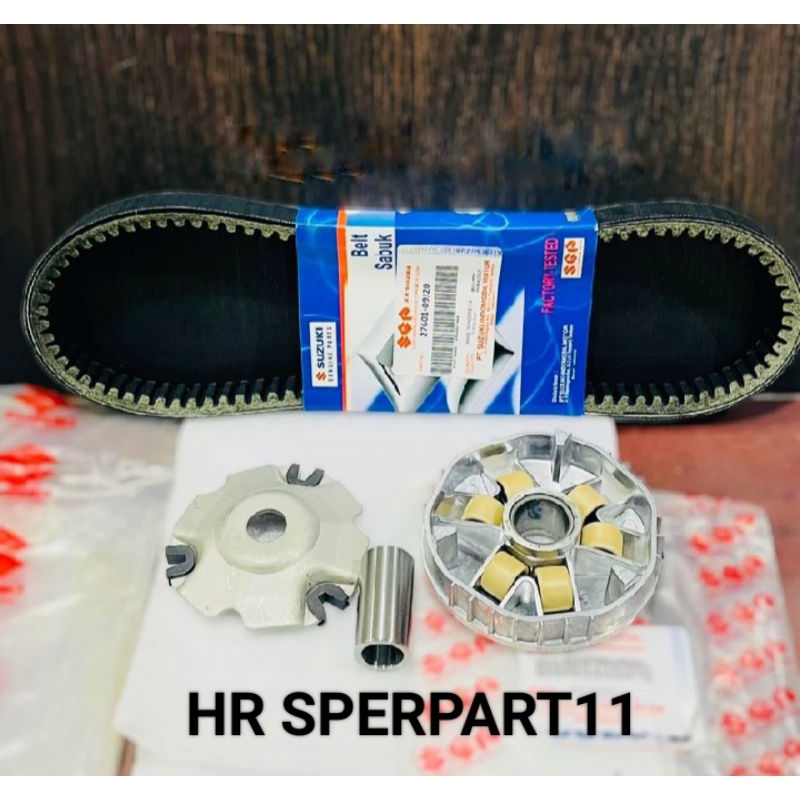 Paket Cvt Vanbelt plus Rumah Roller Suzuki Nex, Nex l, Nex ll Kualitas Ori