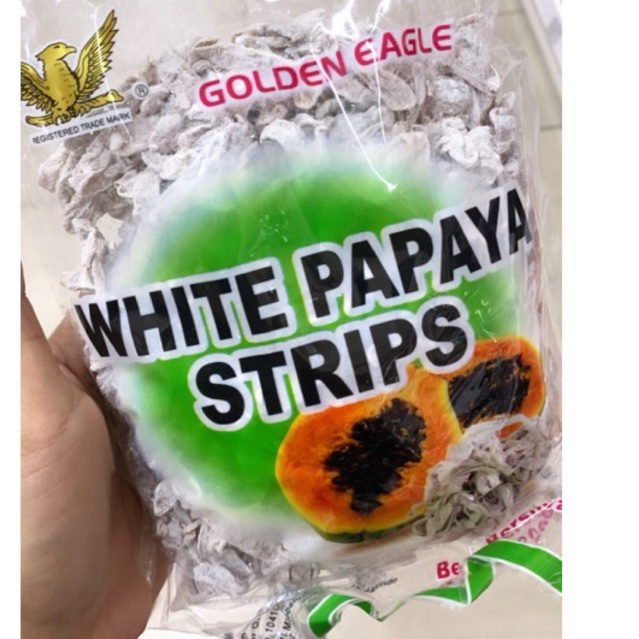 

White papaya strips