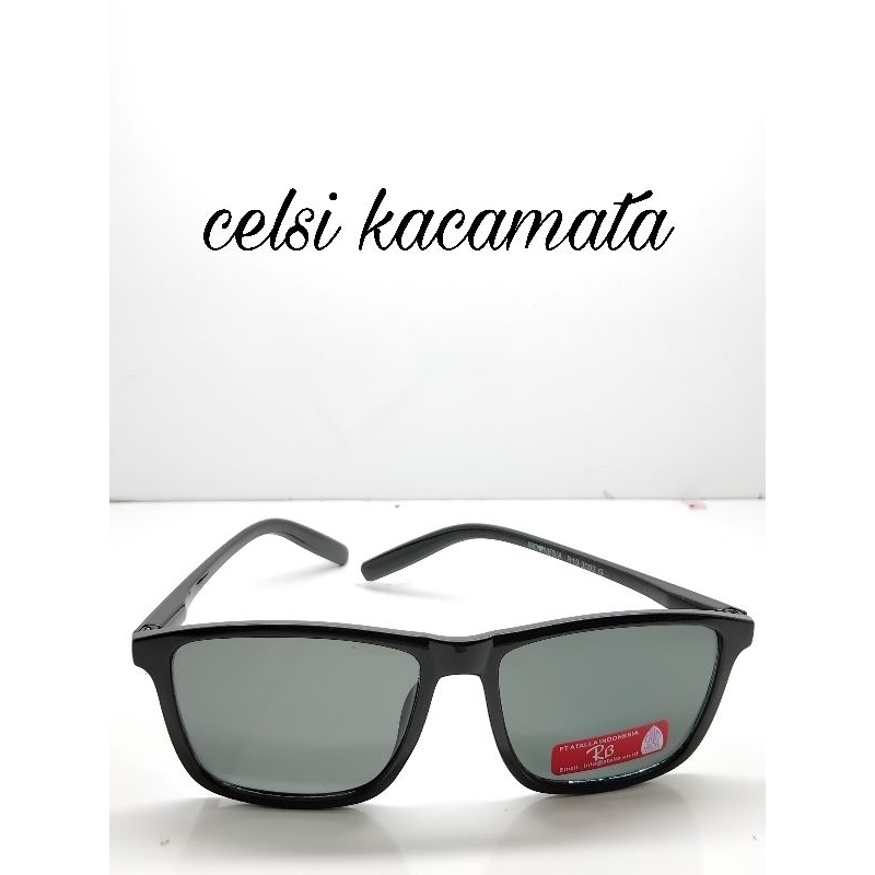 KACAMATA HITAM COWOK CEWEK LENSA KACA