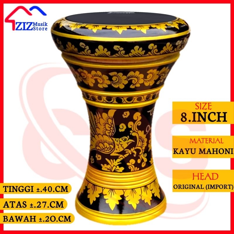 Darbuka Murah Darbuka 8 inch Dan 6 inch Darbuka Bahan Kayu Mahoni