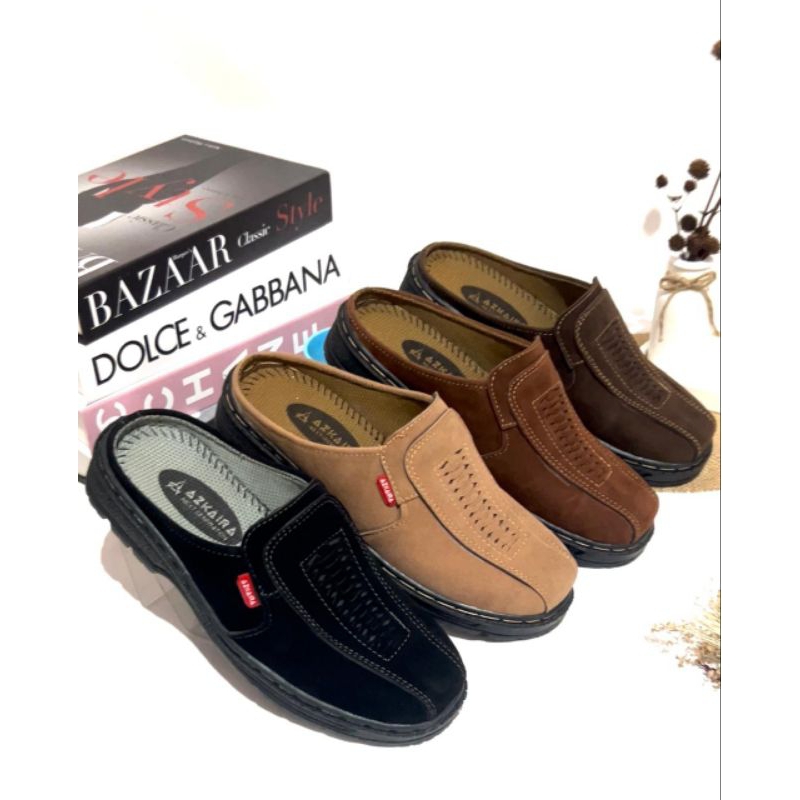 Sandal Sepatu Bustong Cowok Keren Sandal Sepatu Tutong Slop Pria Terbaru
