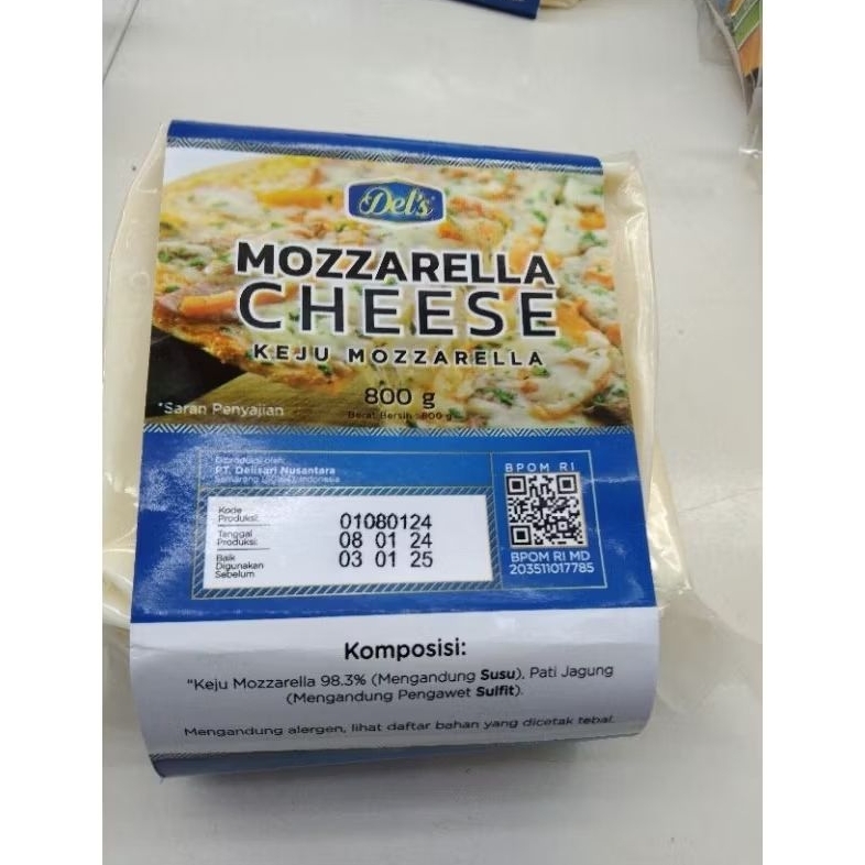 

DEL'S MOZZARELLA 800 GR