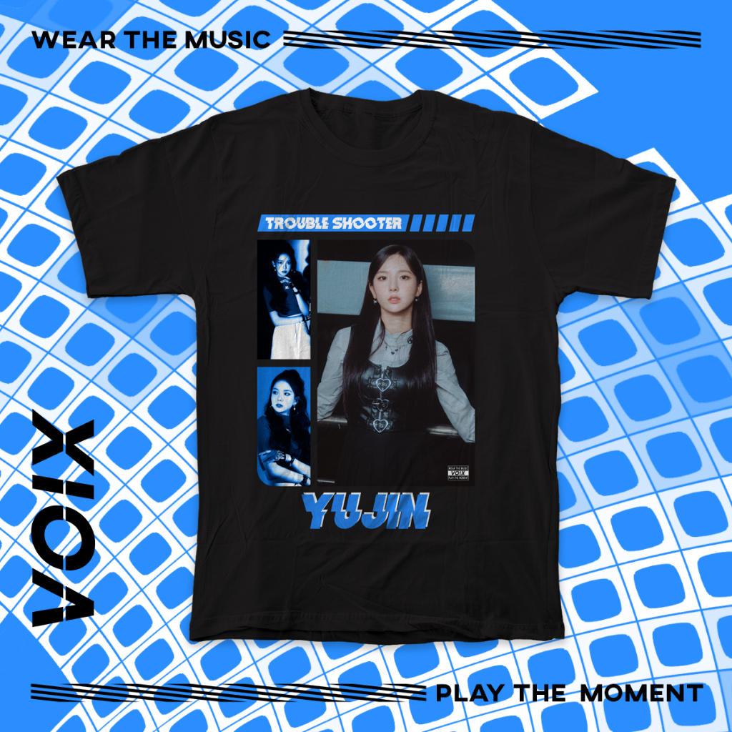 Kaos Kpop KEP1ER "TROUBLESHOOTER" Tee - Yujin Xiaoting Mashiro Chaehyun Dayeon Hikaru Bahiyyih Young