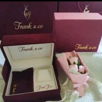 Box Bludru Anting Frank & Co (Original)