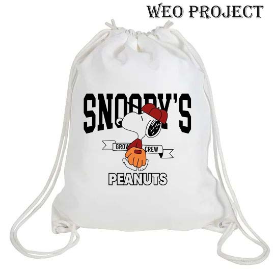 WEO TAS SERUT KANVAS MOTIF Snoopy Peanuts