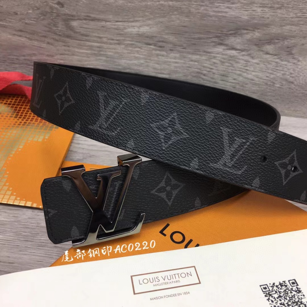 Original Louis Vuitton LV men's casual belt belt