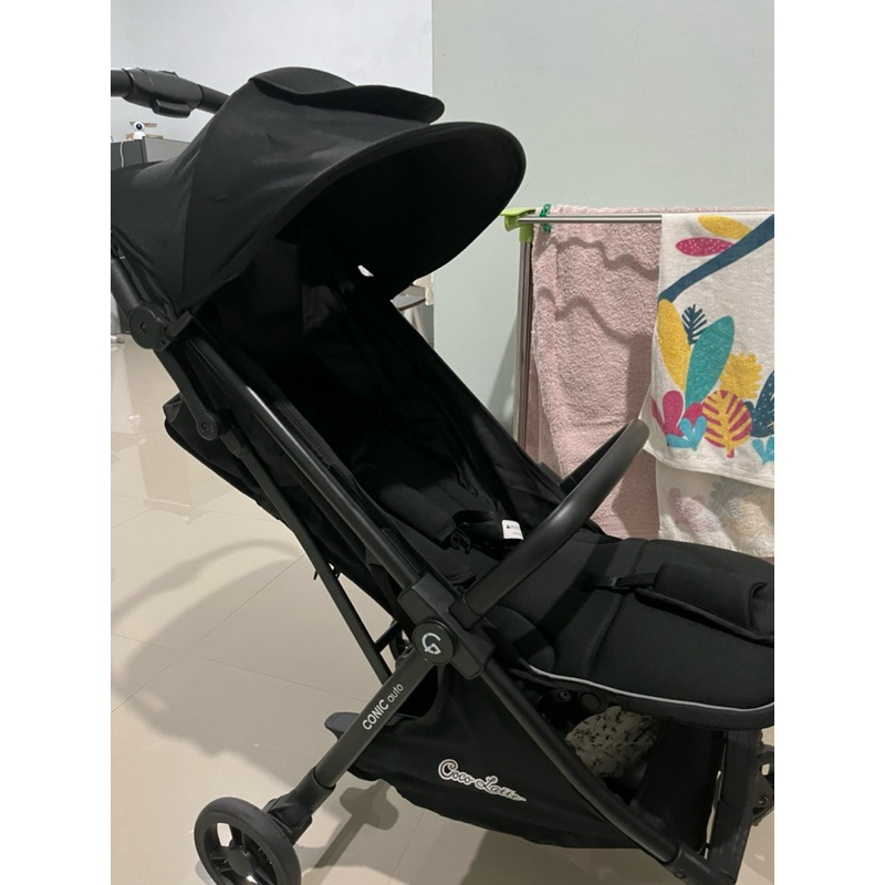 preloved jual cepat stroller Cocolatte Conic Auto Black nego